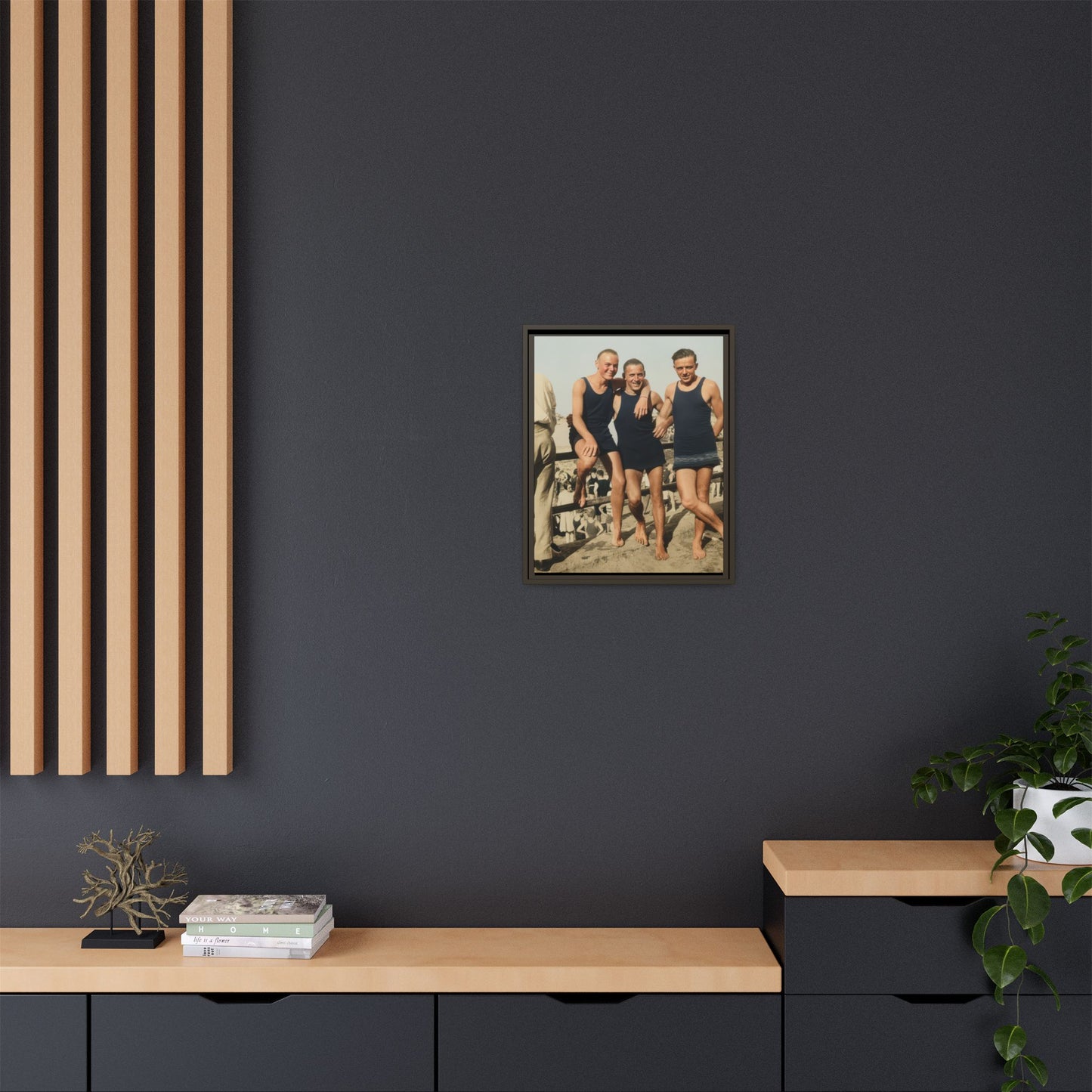 nager 044 | Framed Vintage Photo - Matte Canvas