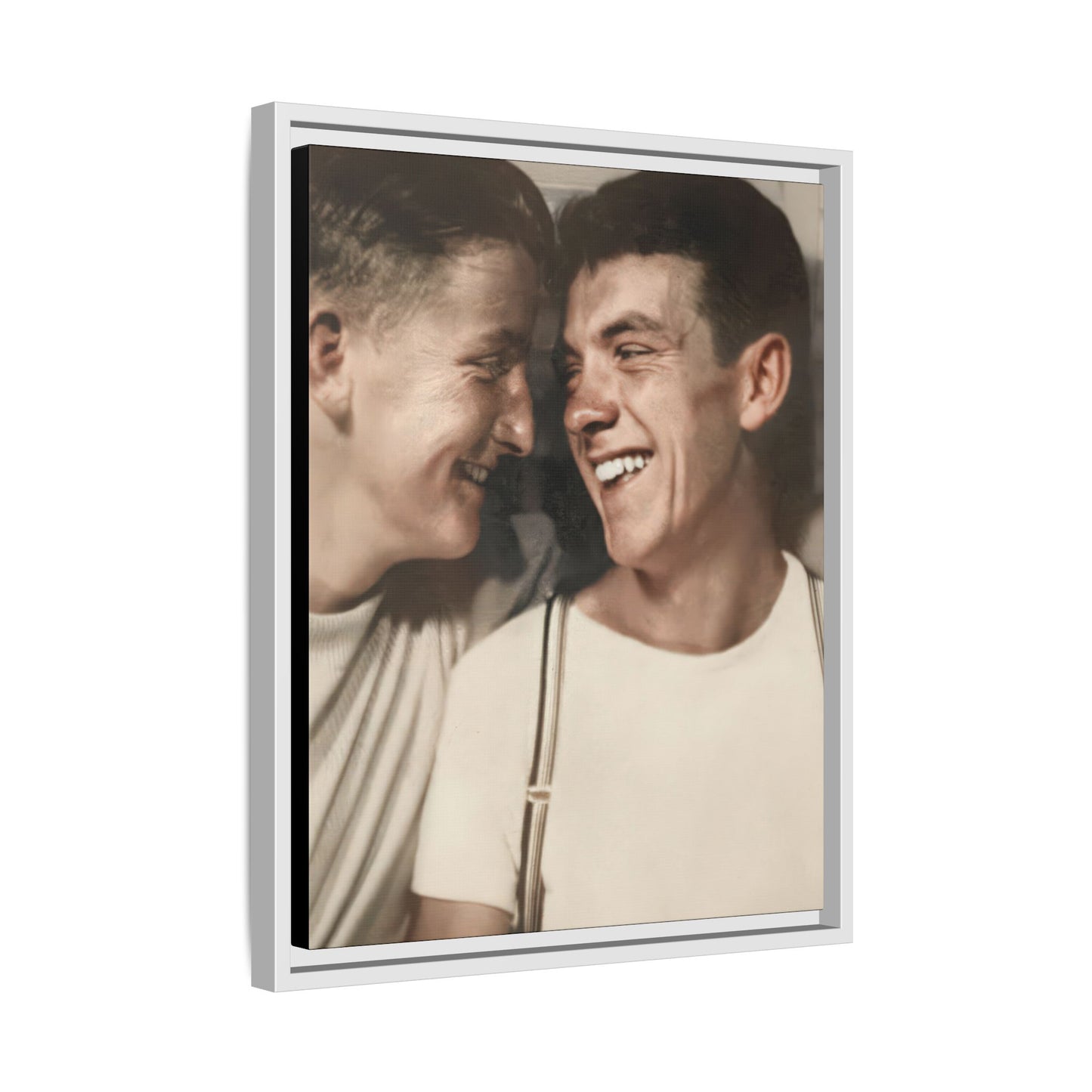 paire 067 | Framed Vintage Photo - Matte Canvas