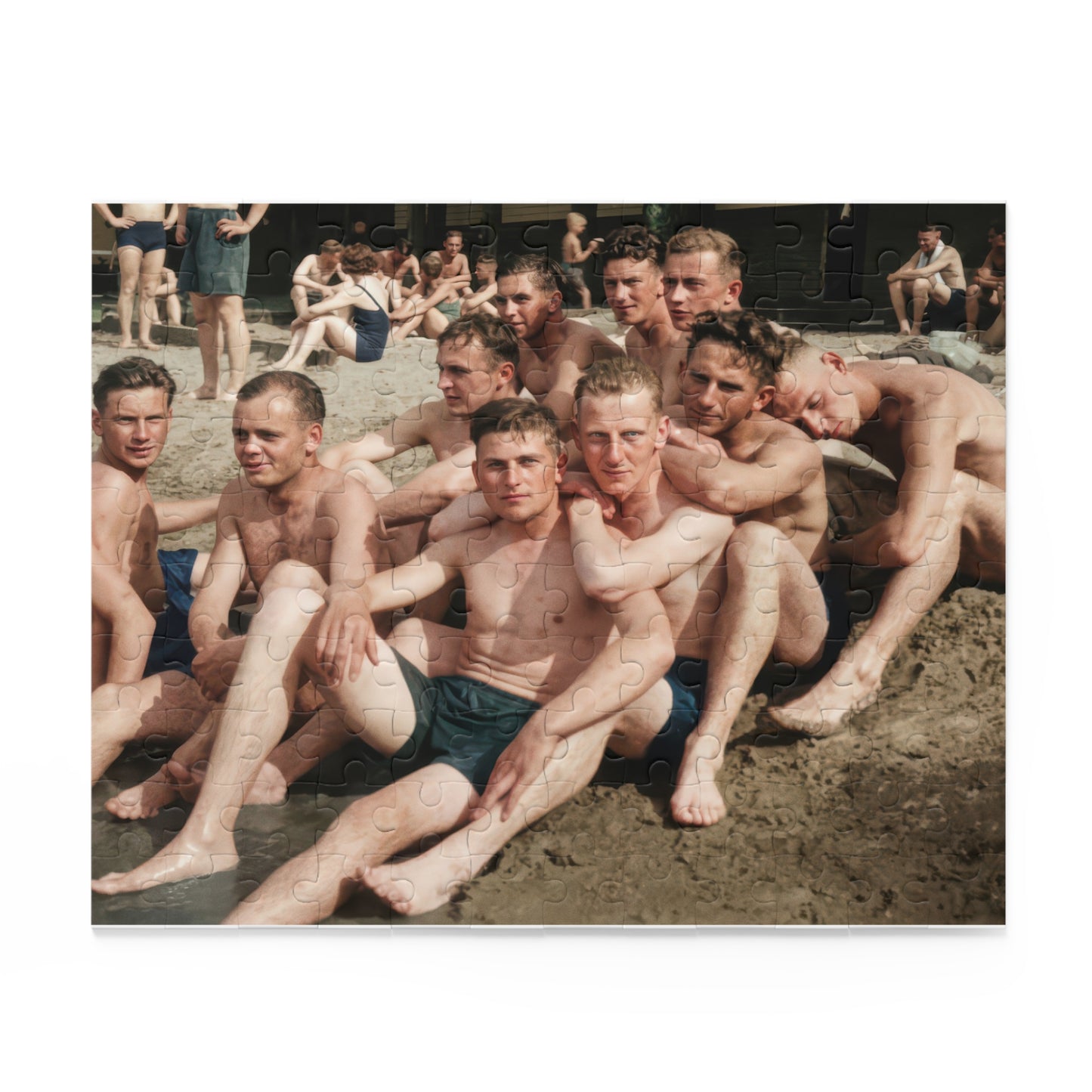 Vintage Beach Photo Puzzles | nager 012