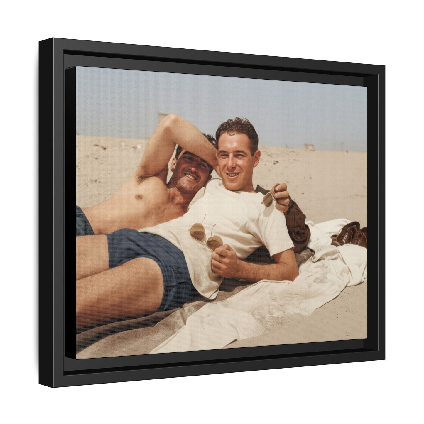 nager 020 | Framed Vintage Photo - Matte Canvas