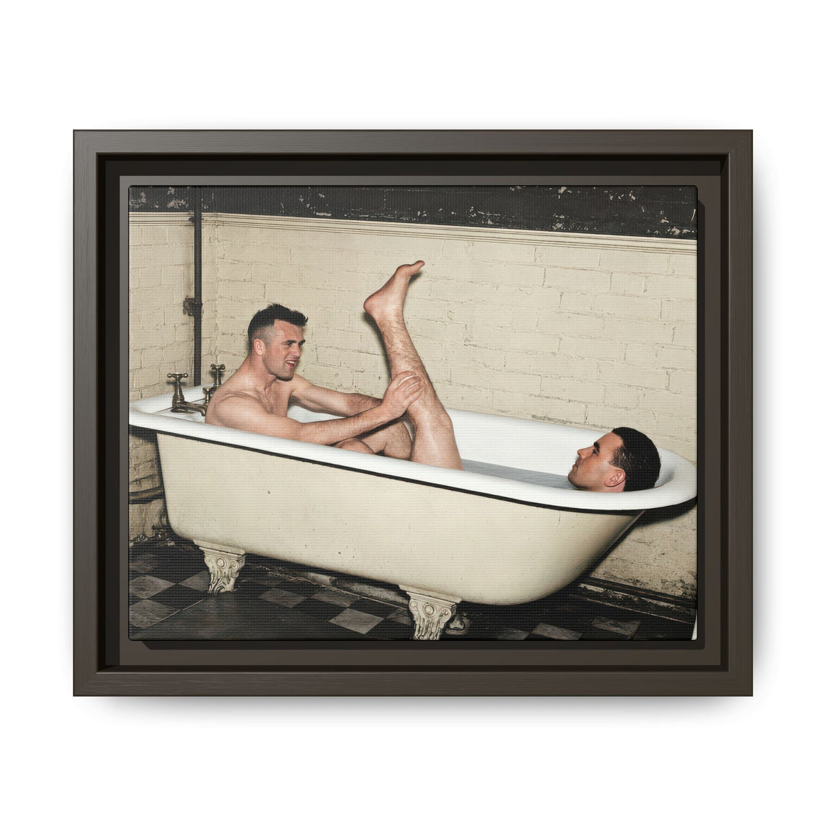 paire 162 | Framed Vintage Photo - Matte Canvas