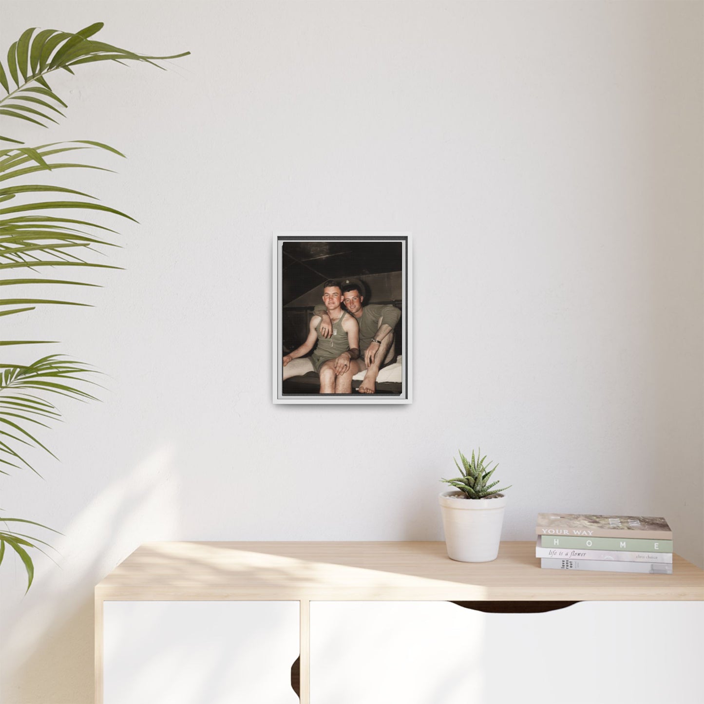 paire 040 | Framed Vintage Photo - Matte Canvas
