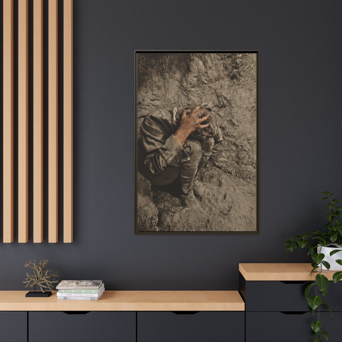 celibataire 040 | Framed Vintage Photo - Matte Canvas