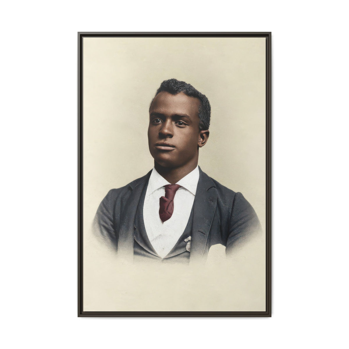 celibataire 027 | Framed Vintage Photo - Matte Canvas
