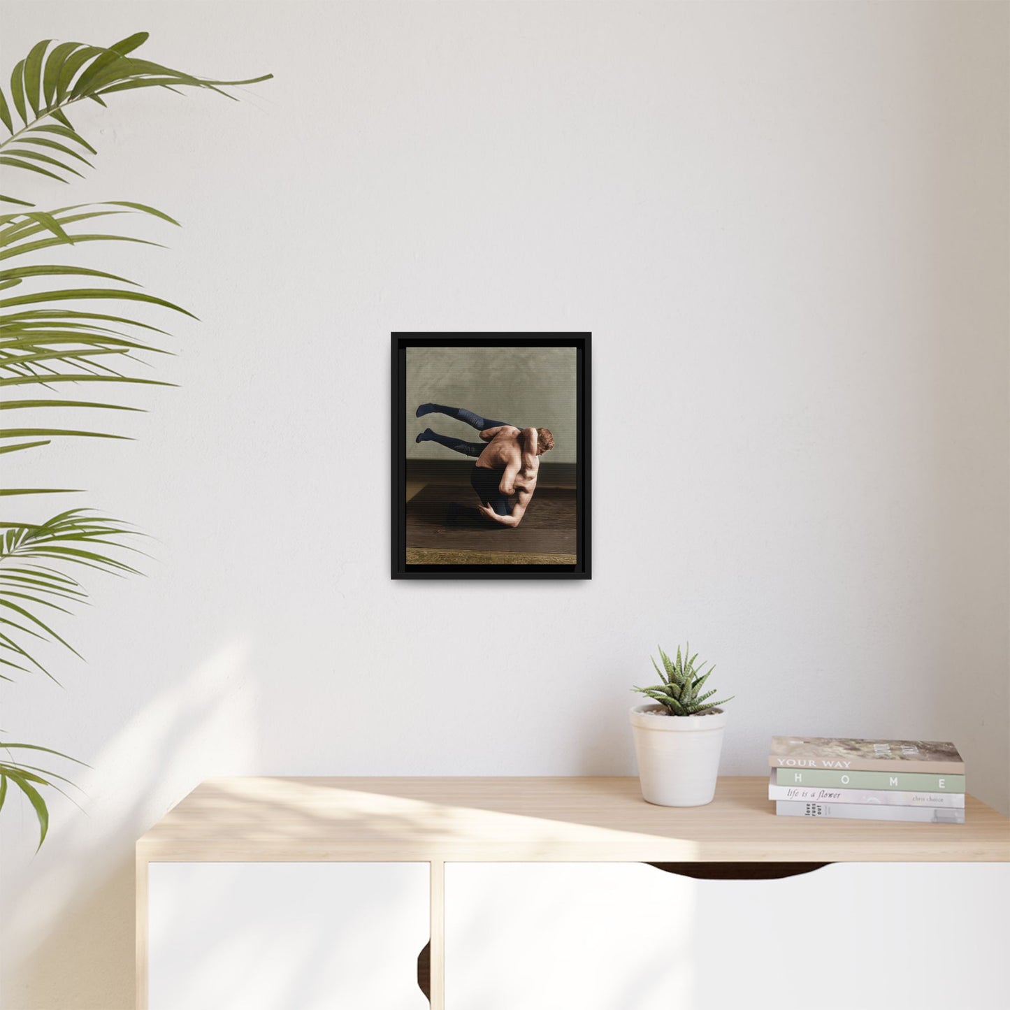 athlétisme 026 | Framed Vintage Photo - Matte Canvas