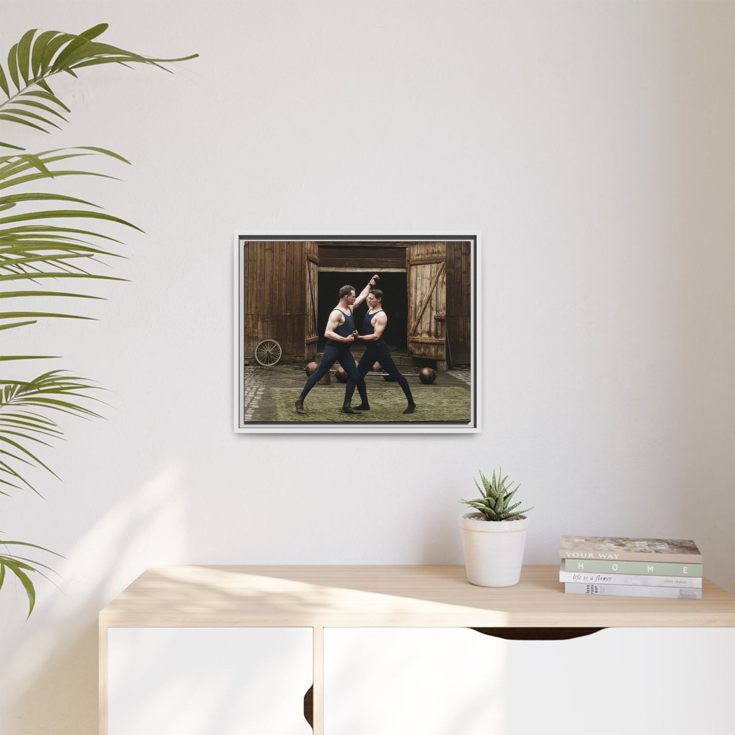 athlétisme 036 | Framed Vintage Photo - Matte Canvas