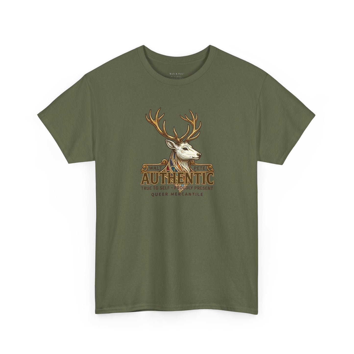 Authentic Pride T-Shirt | True To Self & Proudly Present LGBTQ Identity Graphic Tee