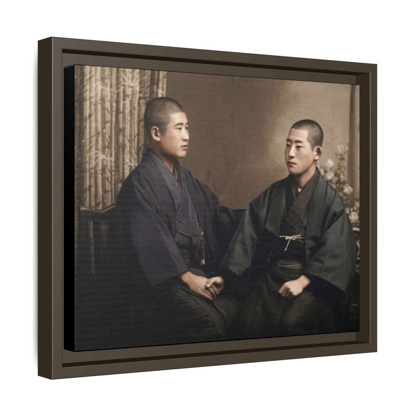 paire 011 | Framed Vintage Photo - Matte Canvas