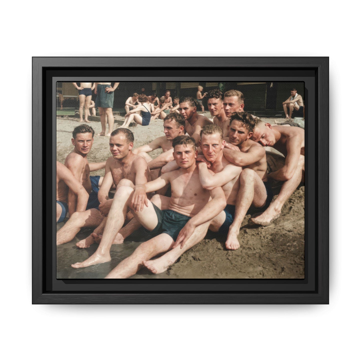 nager 012 | Framed Vintage Photo - Matte Canvas