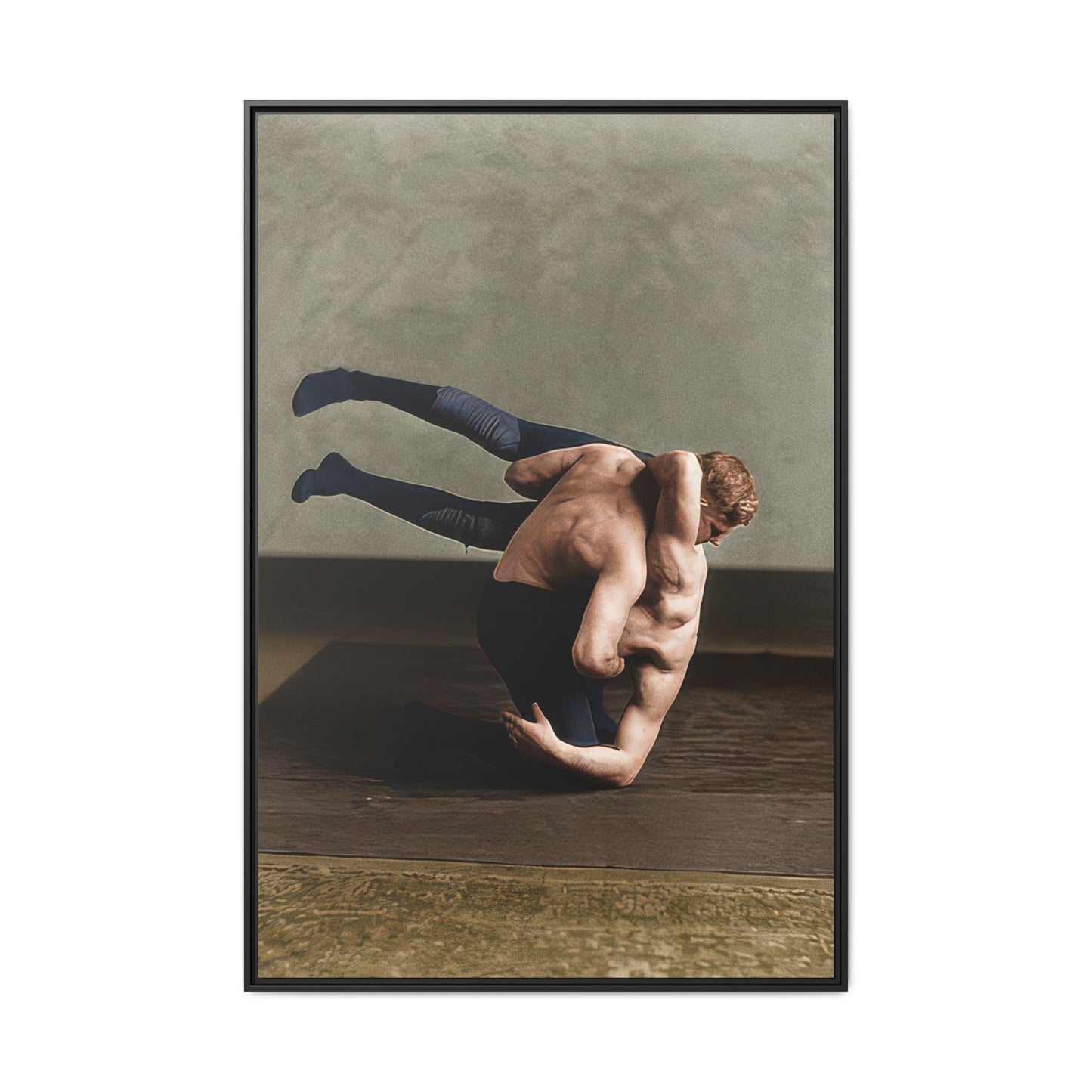 athlétisme 026 | Framed Vintage Photo - Matte Canvas
