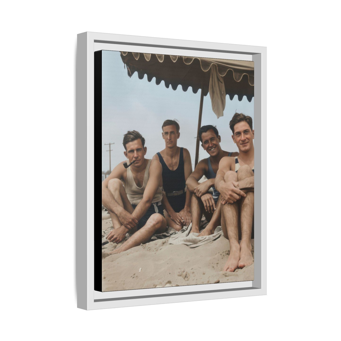 nager 029 | Framed Vintage Photo - Matte Canvas