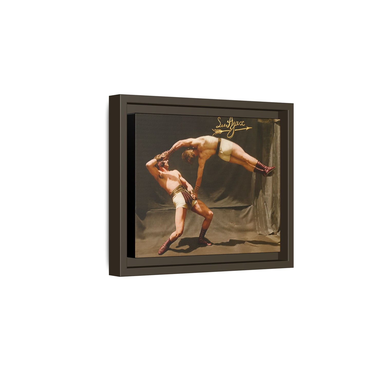 athlétisme 013 | Framed Vintage Photo - Matte Canvas