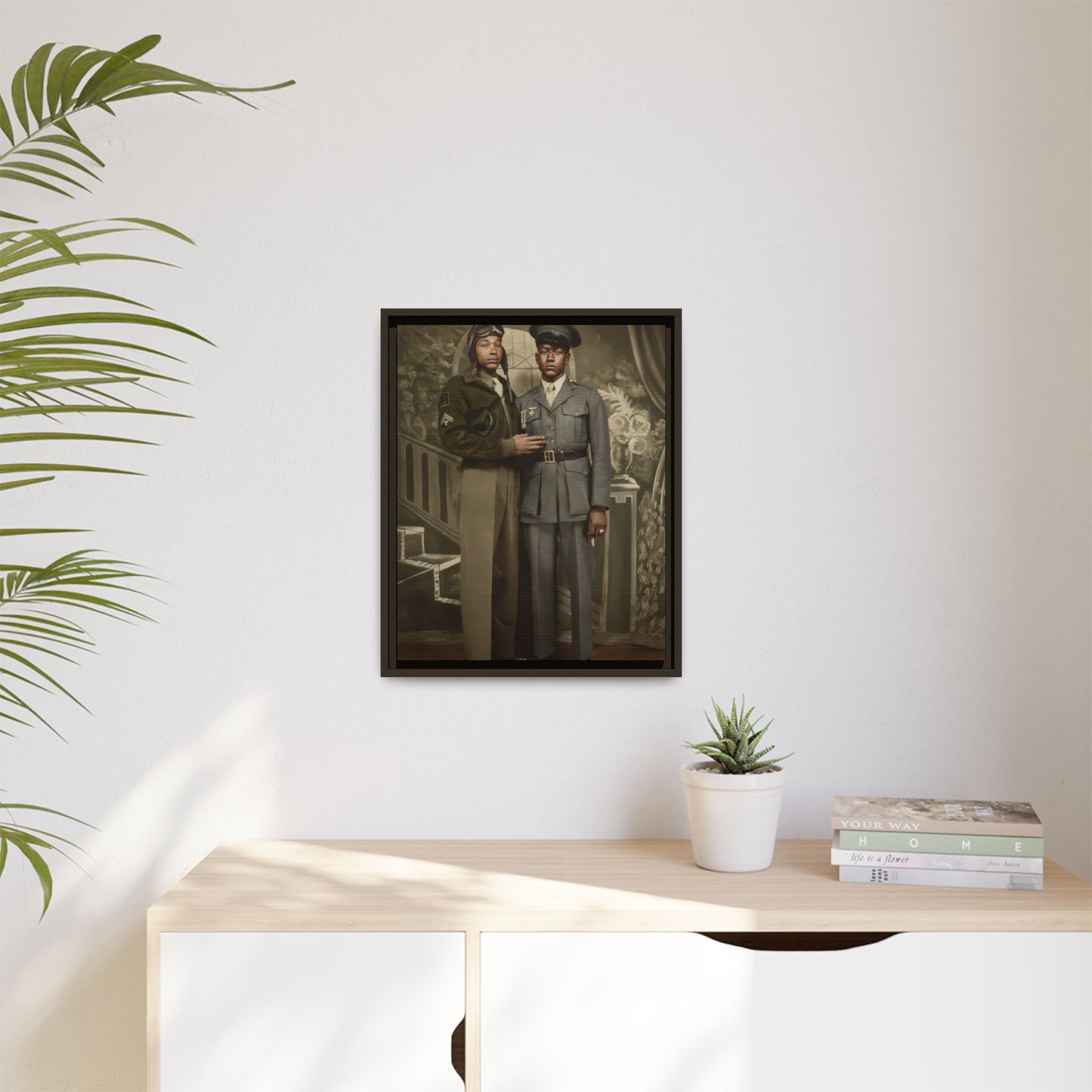 paire 120 | Framed Vintage Photo - Matte Canvas