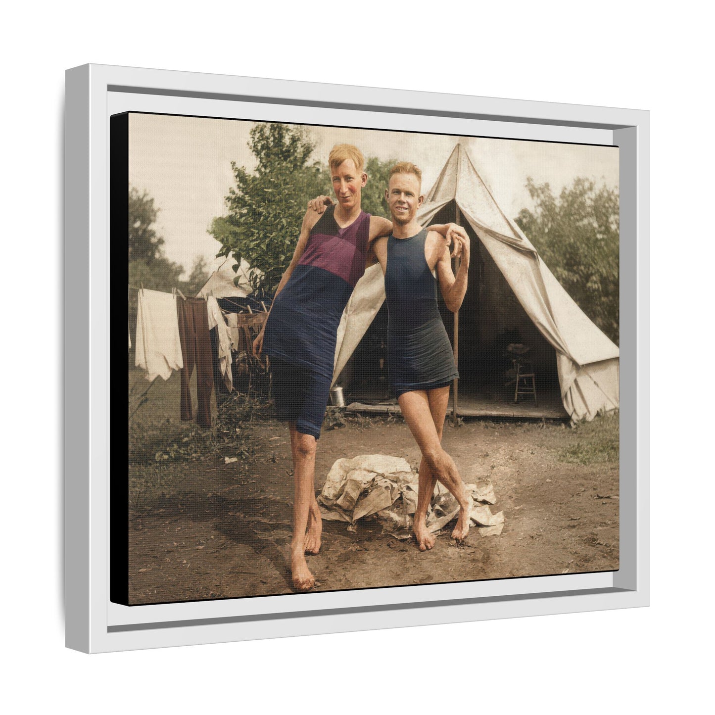 nager 040 | Framed Vintage Photo - Matte Canvas