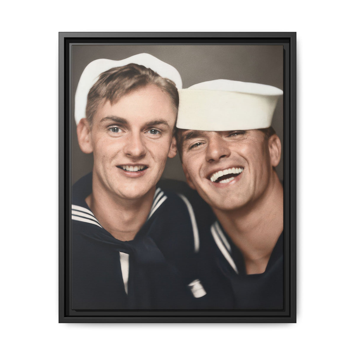 paire 154 | Framed Vintage Photo - Matte Canvas