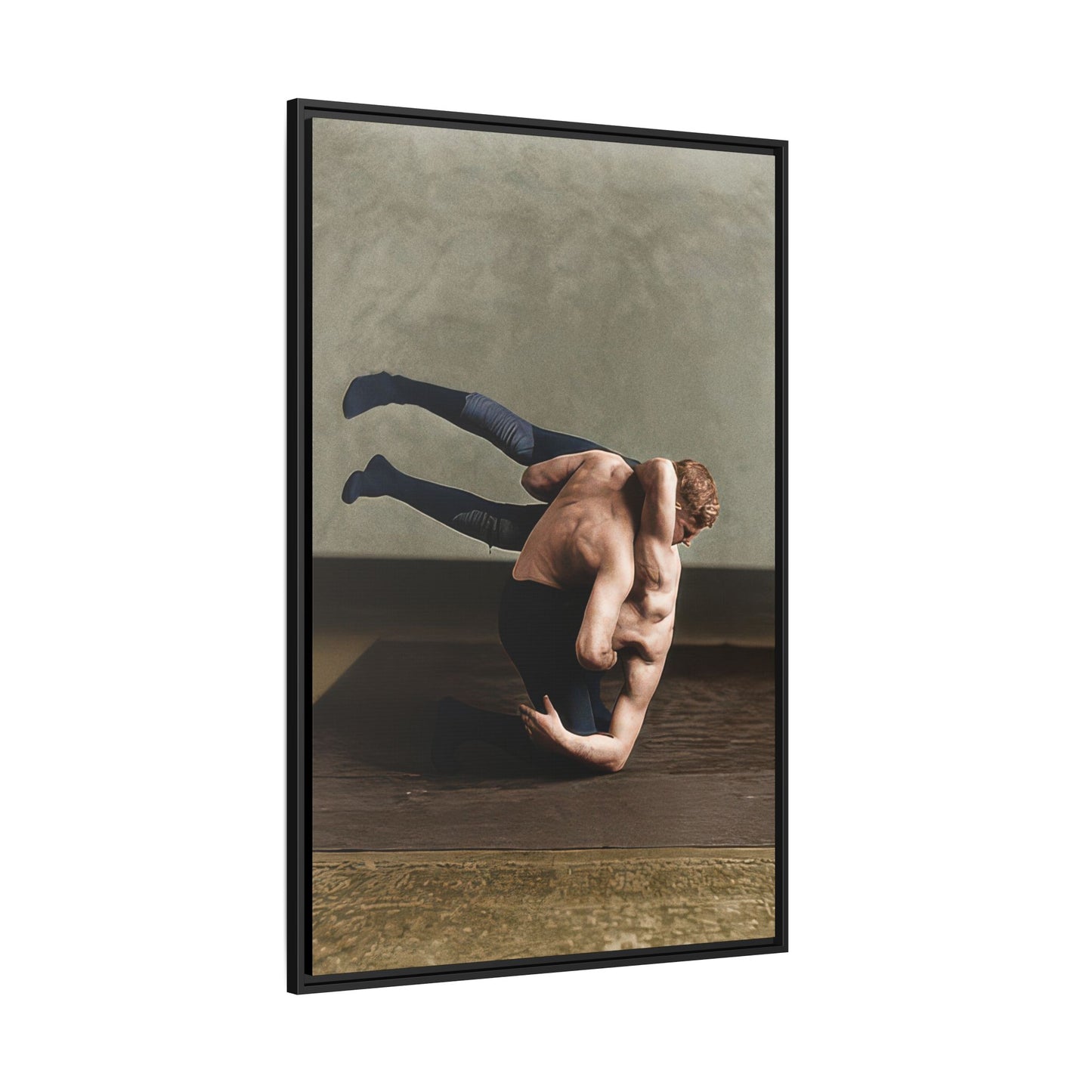 athlétisme 026 | Framed Vintage Photo - Matte Canvas
