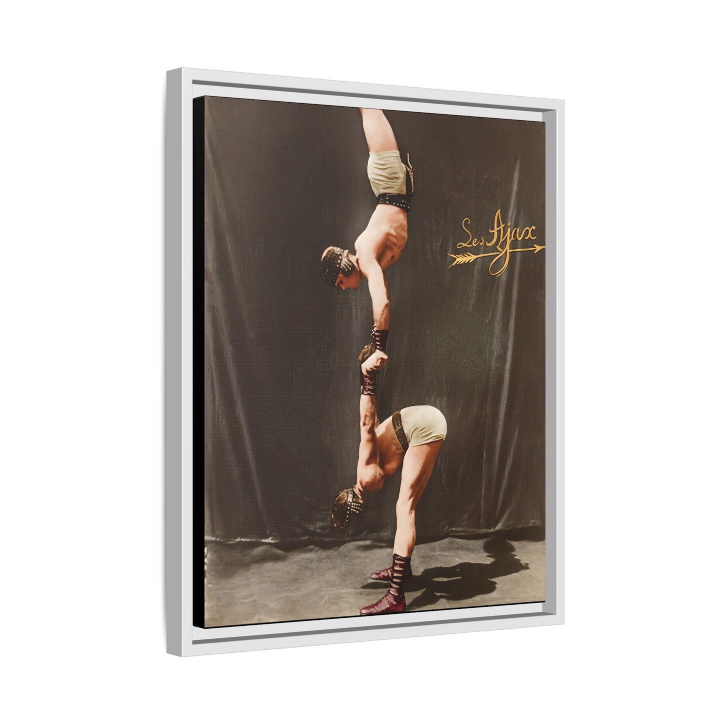 athlétisme 014 | Framed Vintage Photo - Matte Canvas