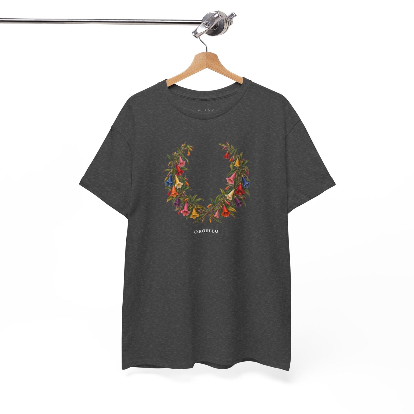 Orgullo Cantuta Pride T-Shirt | Peruvian Botanical LGBTQ+ Tee