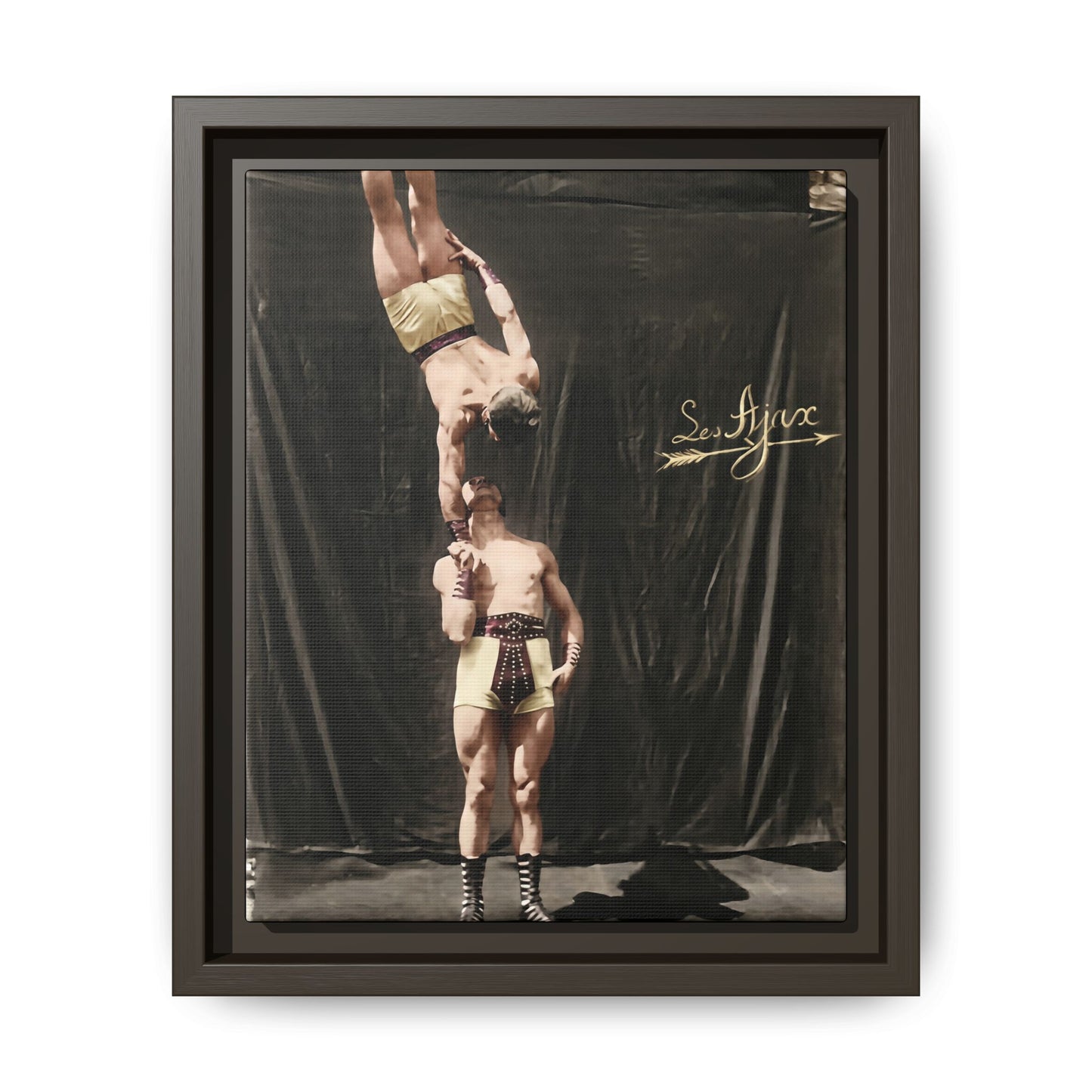 athlétisme 016 | Framed Vintage Photo - Matte Canvas