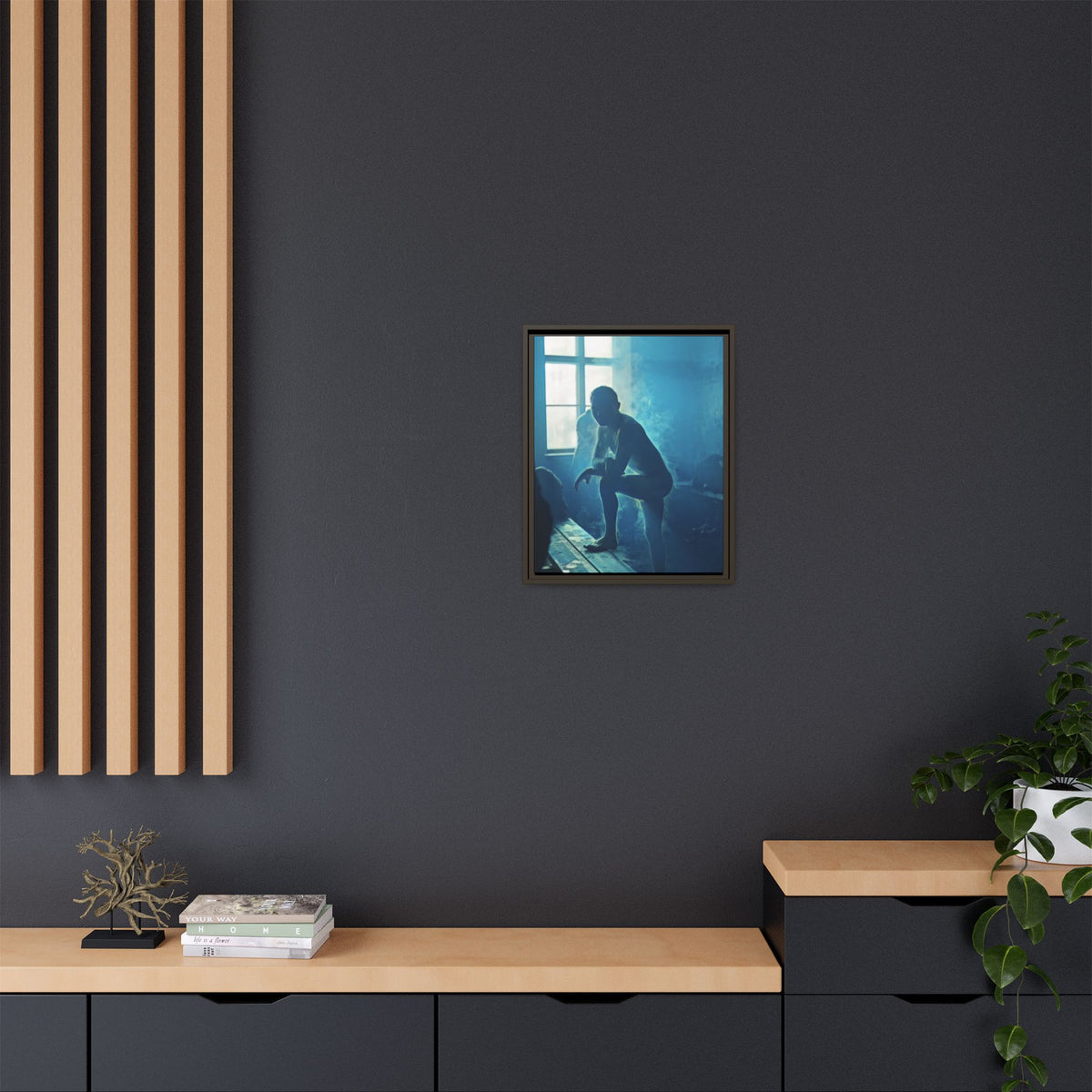 celibataire 044 | Framed Vintage Photo - Matte Canvas