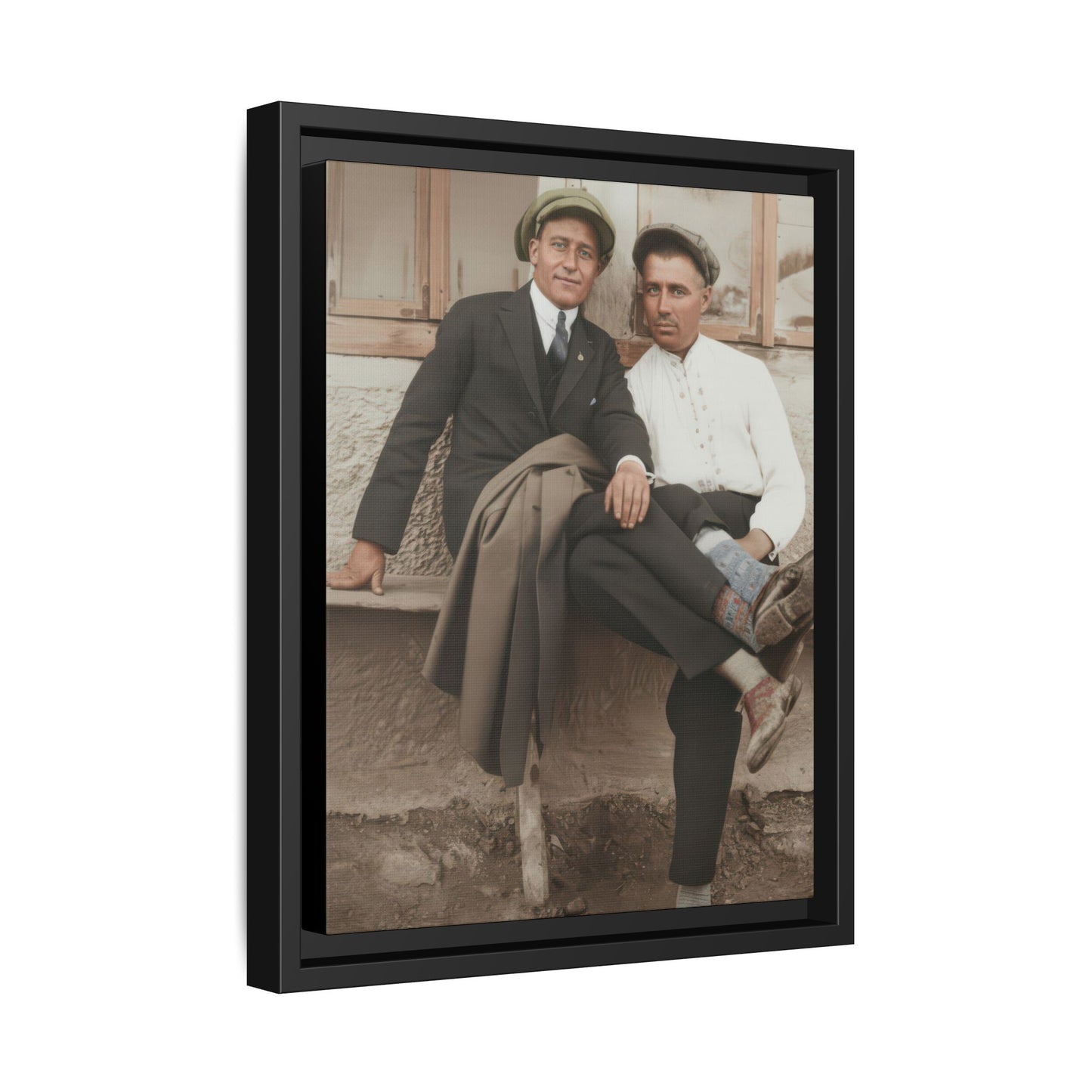 paire 097 | Framed Vintage Photo - Matte Canvas