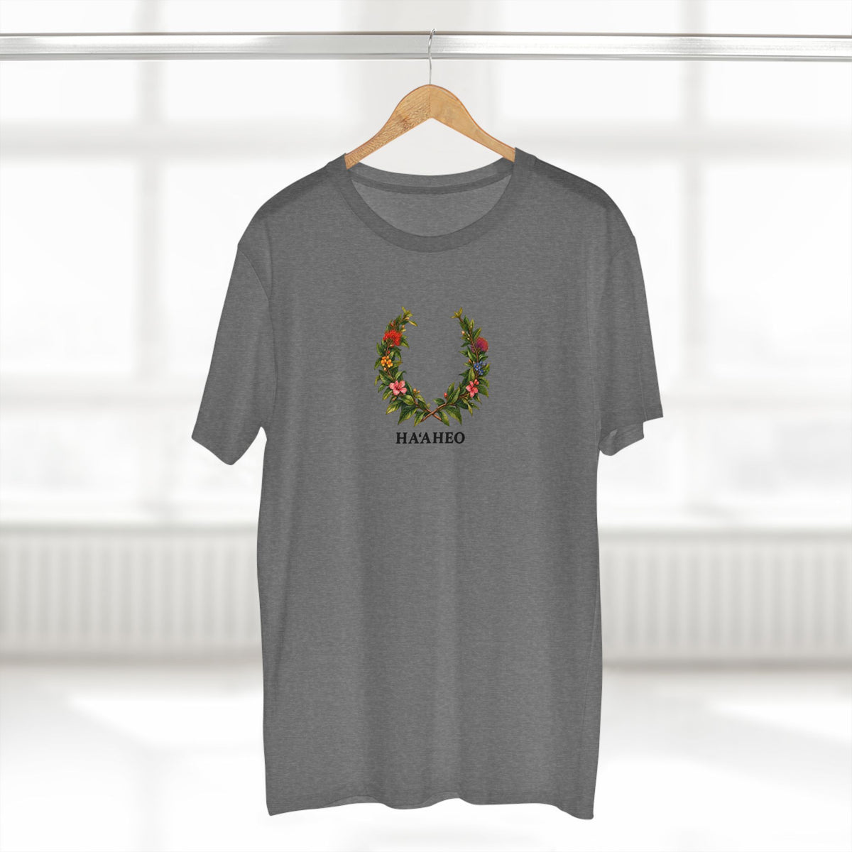 Hawaiian Maile Pride Laurel Wreath T-Shirt | HAʻAHEO Botanical LGBTQ+ Tee