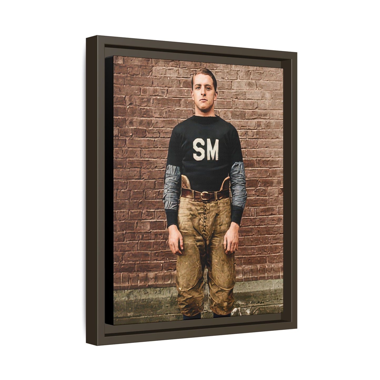 athlétisme 040 | Framed Vintage Photo - Matte Canvas