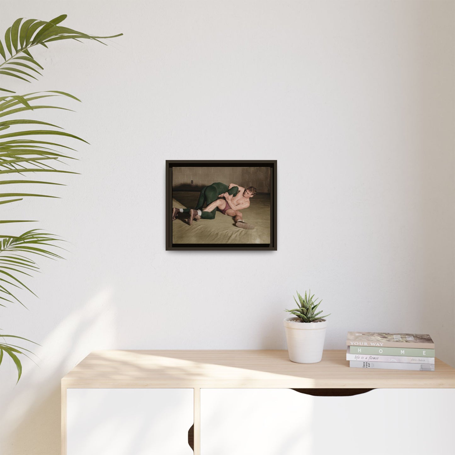 athlétisme 032 | Framed Vintage Photo - Matte Canvas