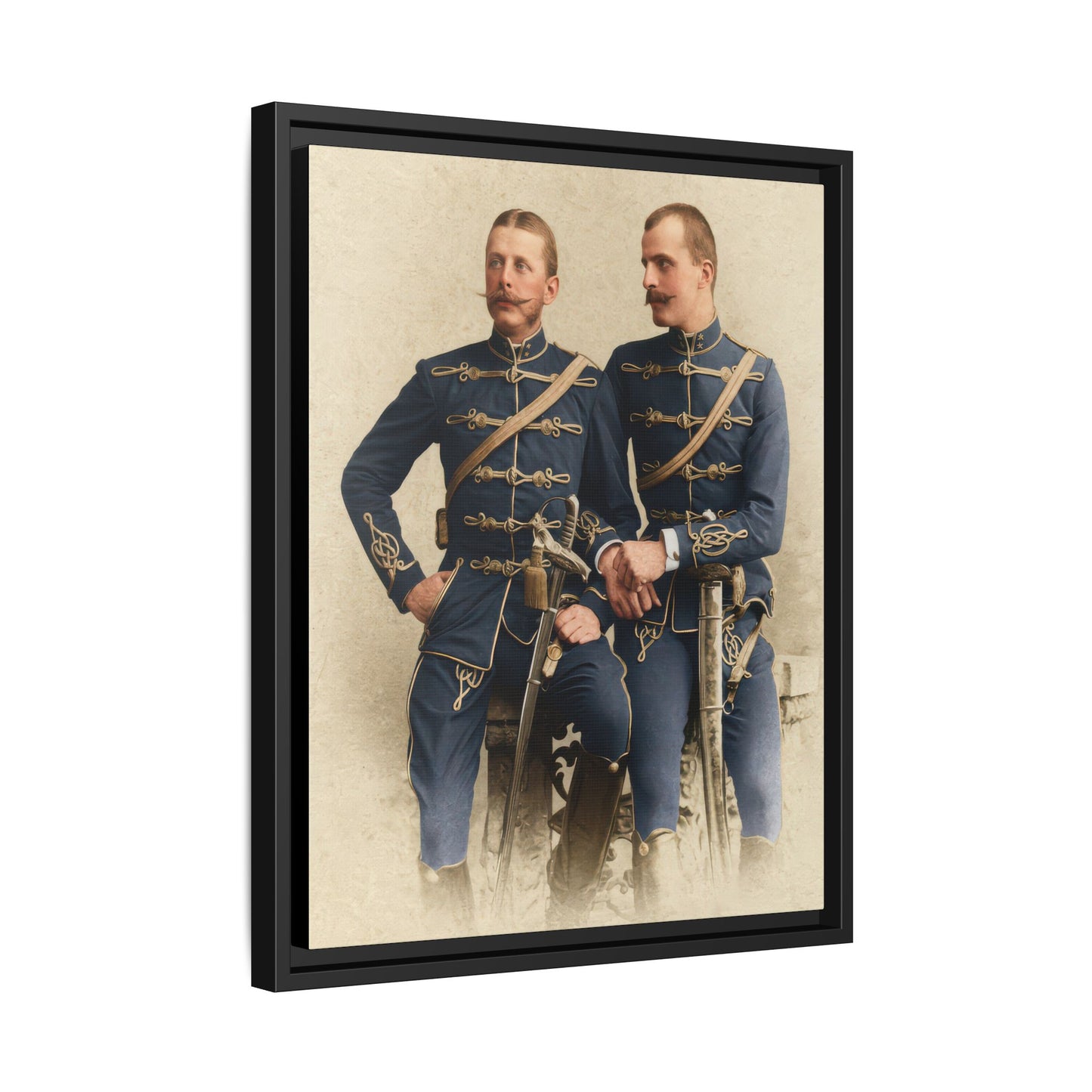 paire 139 | Framed Vintage Photo - Matte Canvas