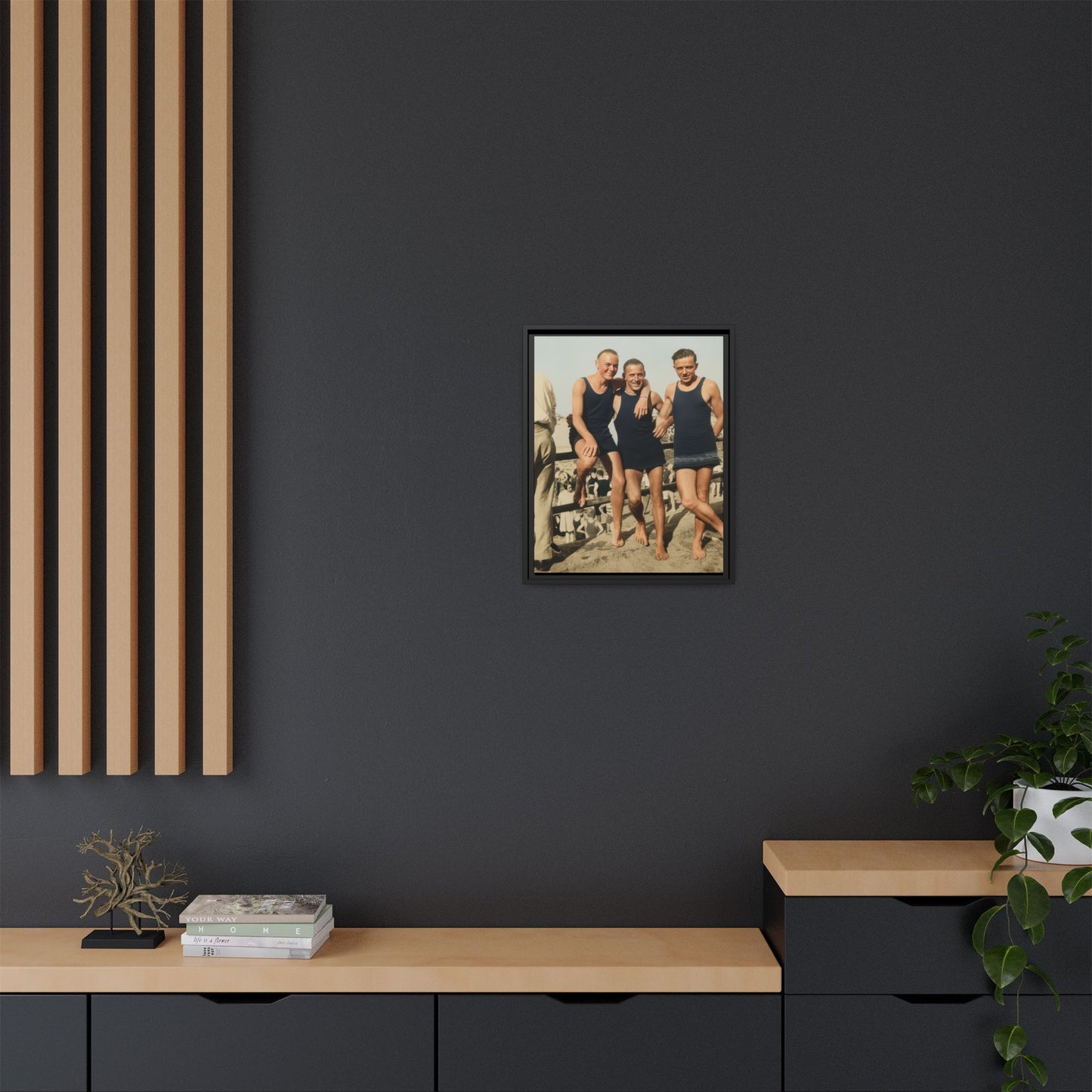 nager 044 | Framed Vintage Photo - Matte Canvas