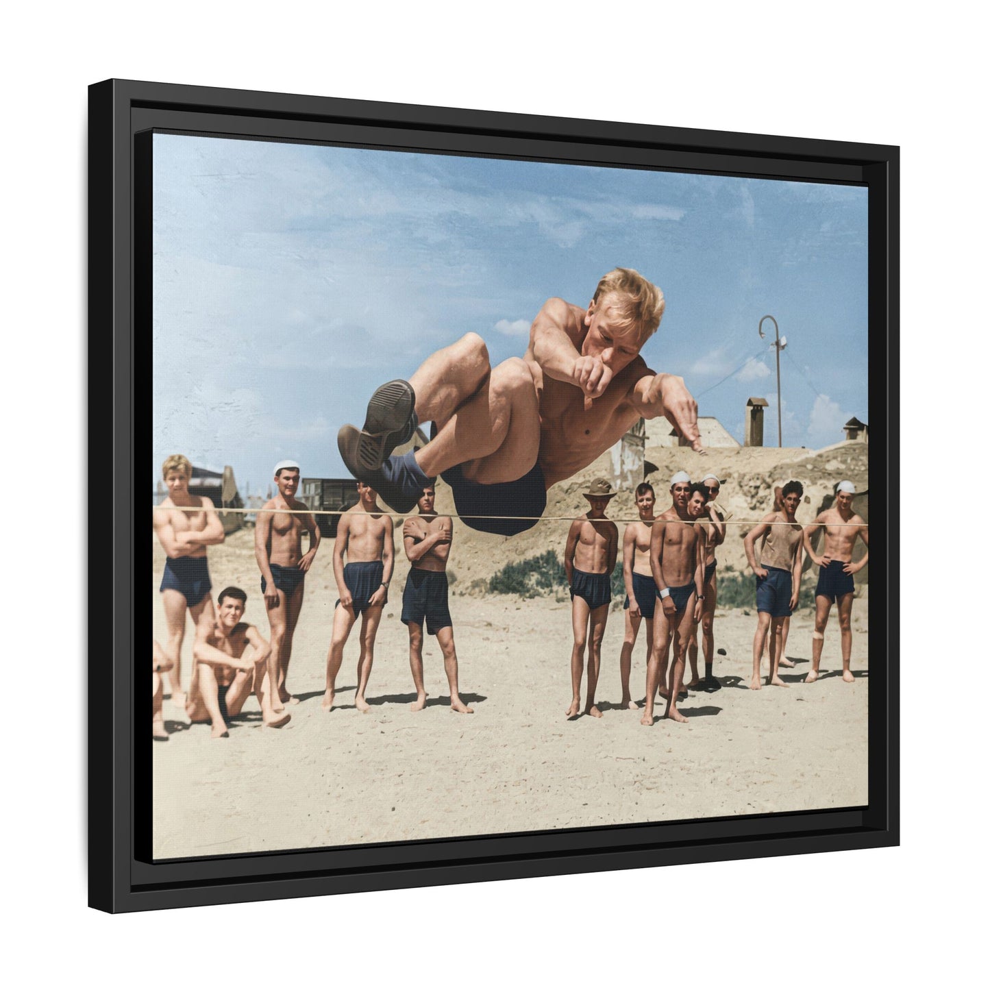 nager 039 | Framed Vintage Photo - Matte Canvas