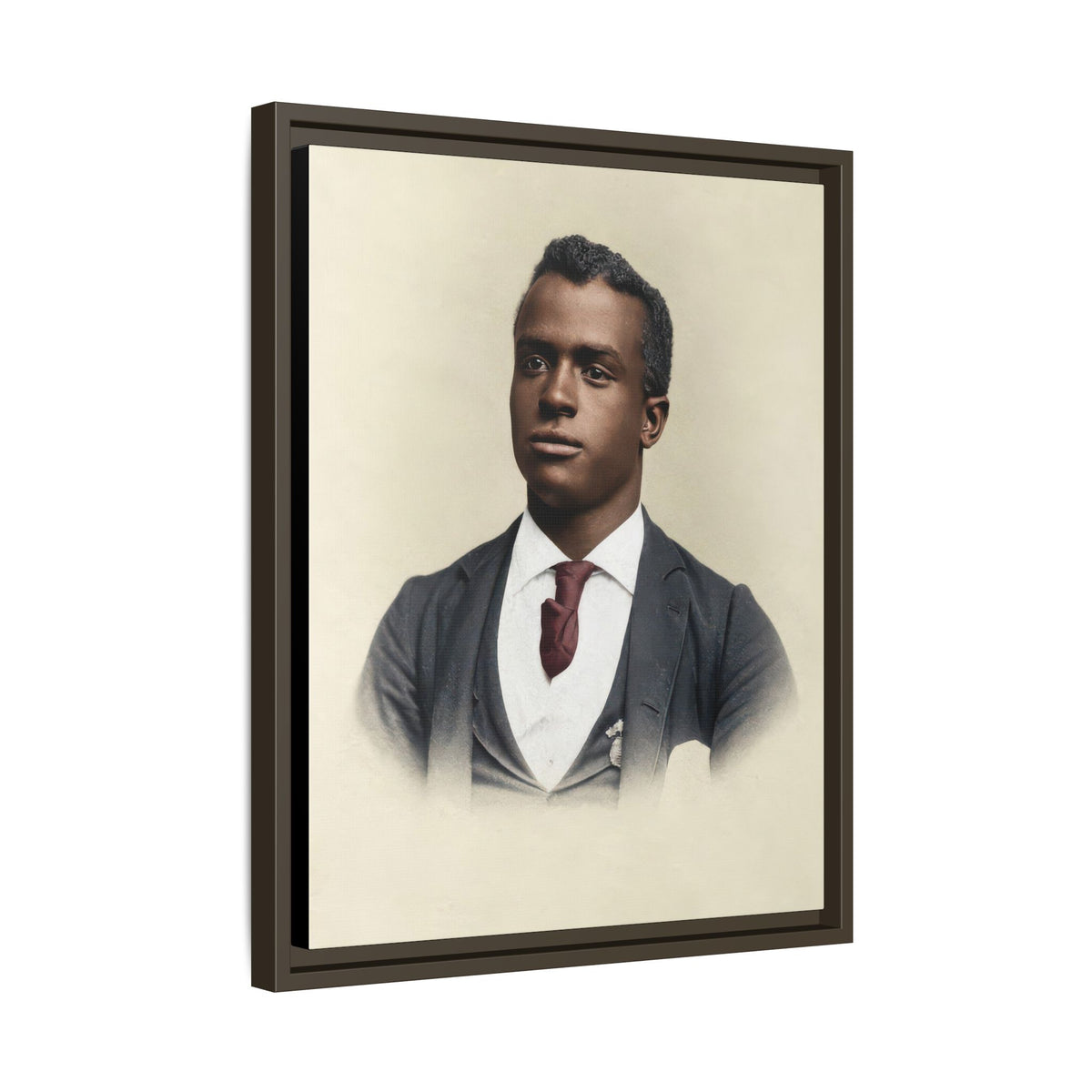 celibataire 027 | Framed Vintage Photo - Matte Canvas