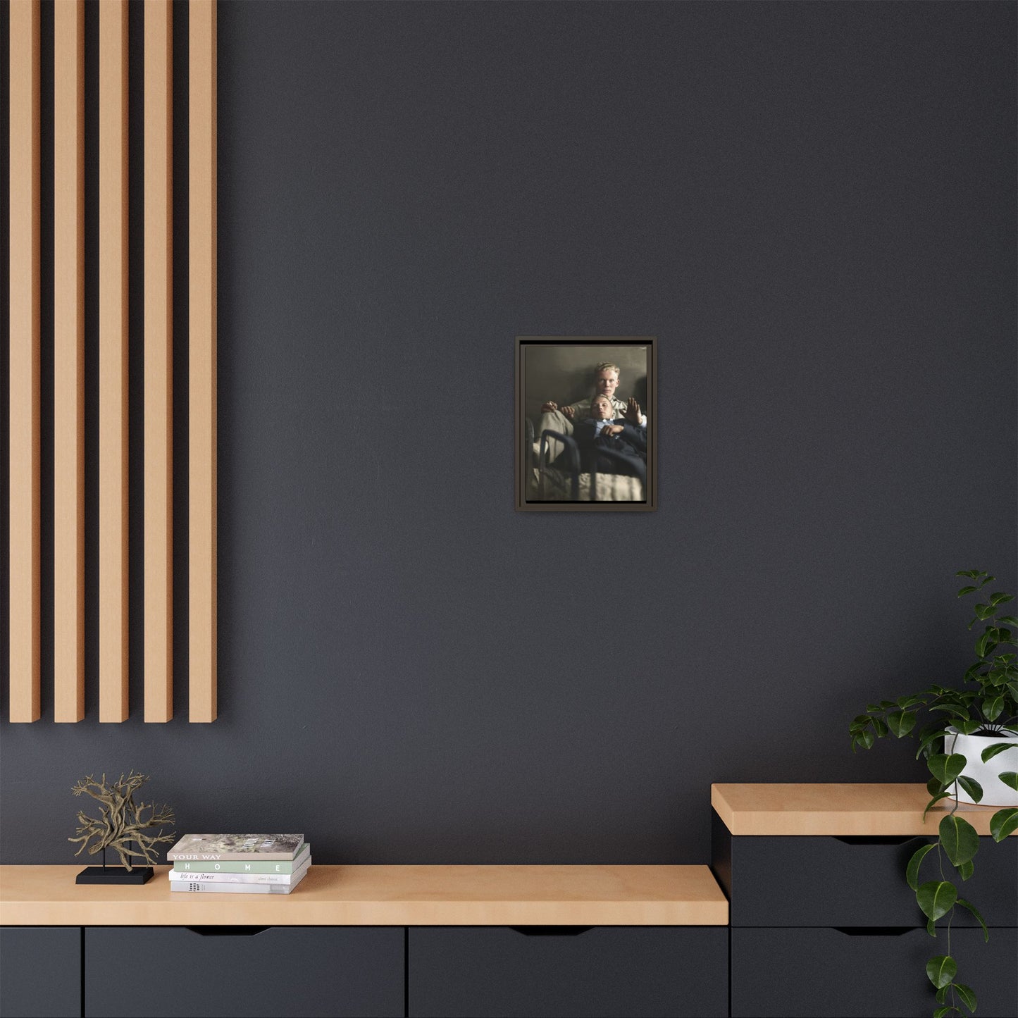paire 046 | Framed Vintage Photo - Matte Canvas