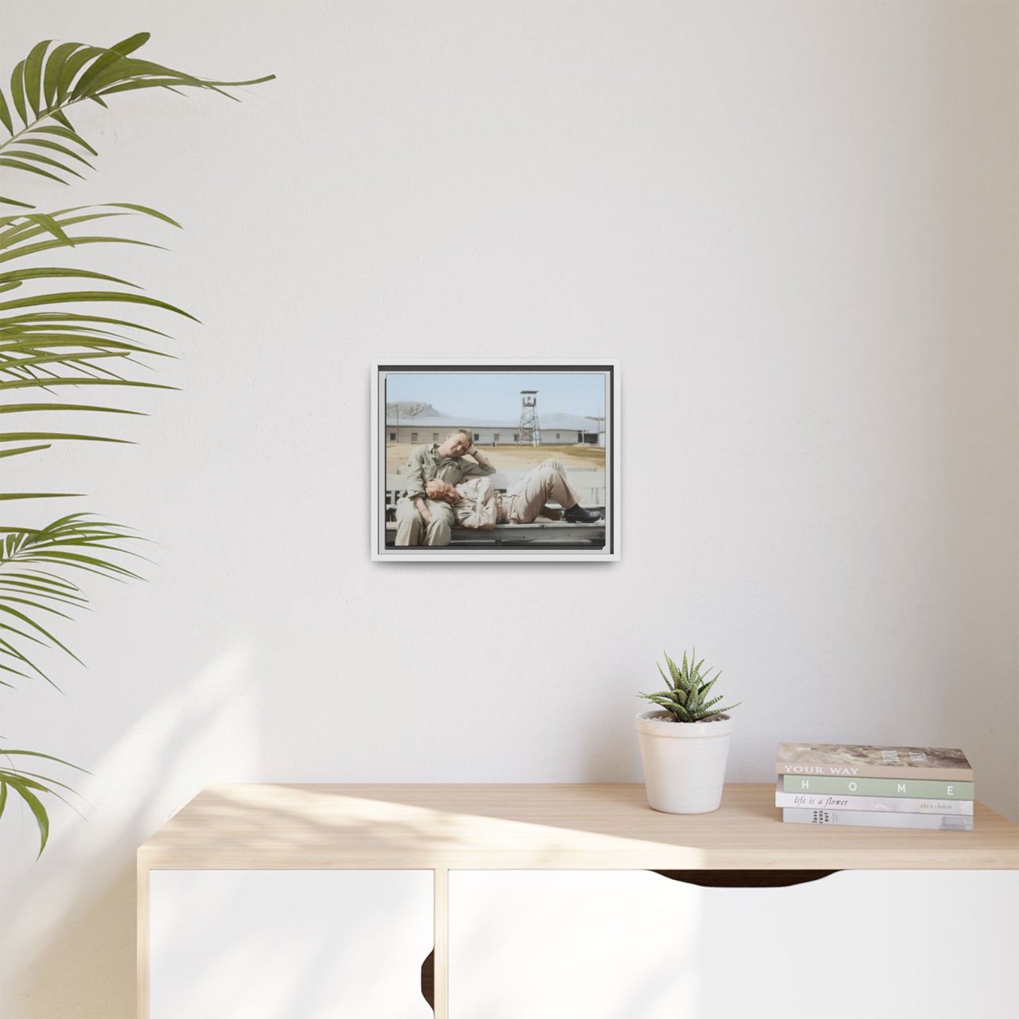 paire 096 | Framed Vintage Photo - Matte Canvas