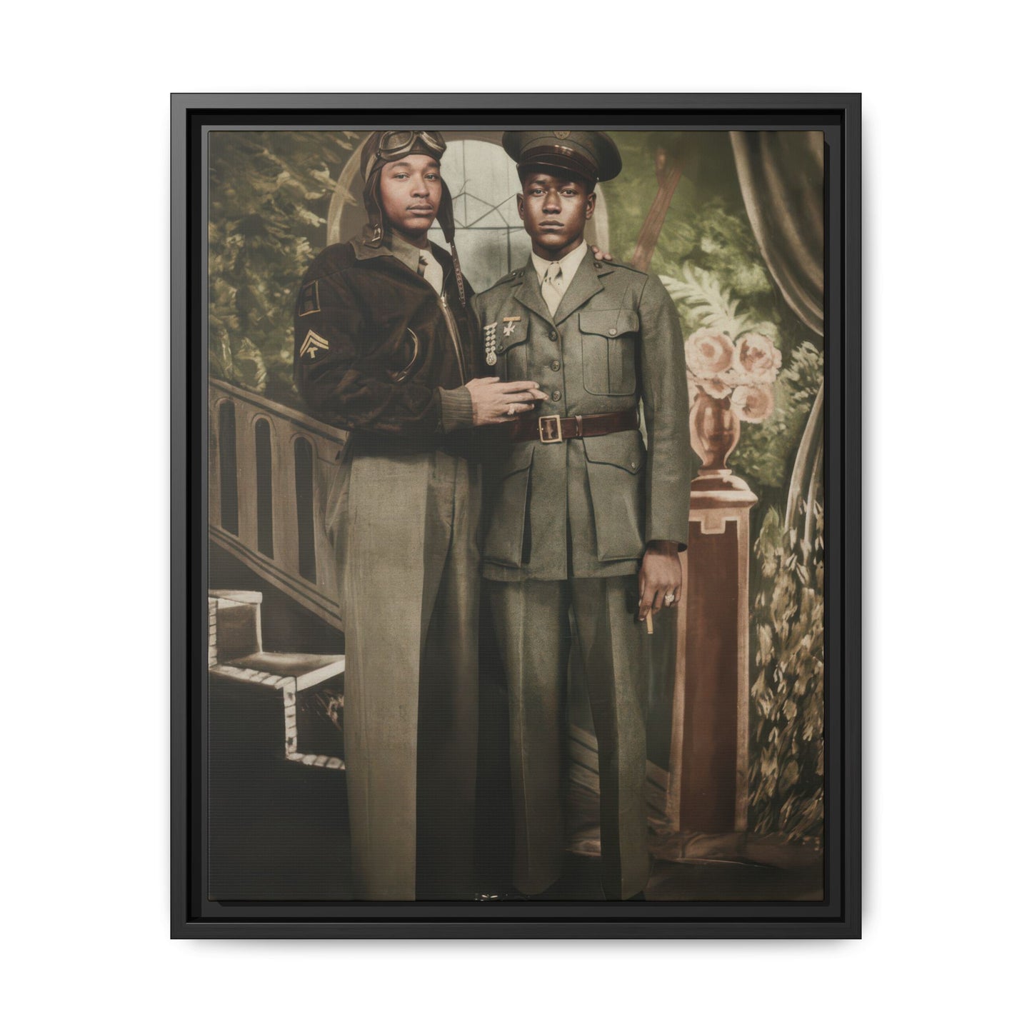 paire 120 | Framed Vintage Photo - Matte Canvas