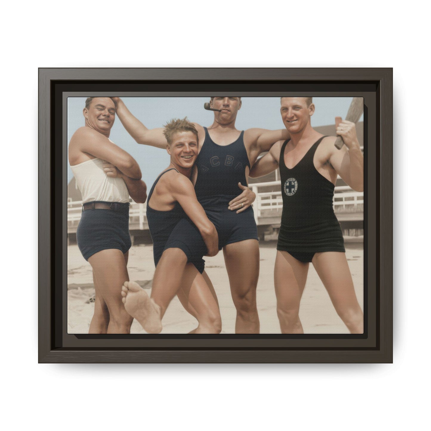 nager 028 | Framed Vintage Photo - Matte Canvas
