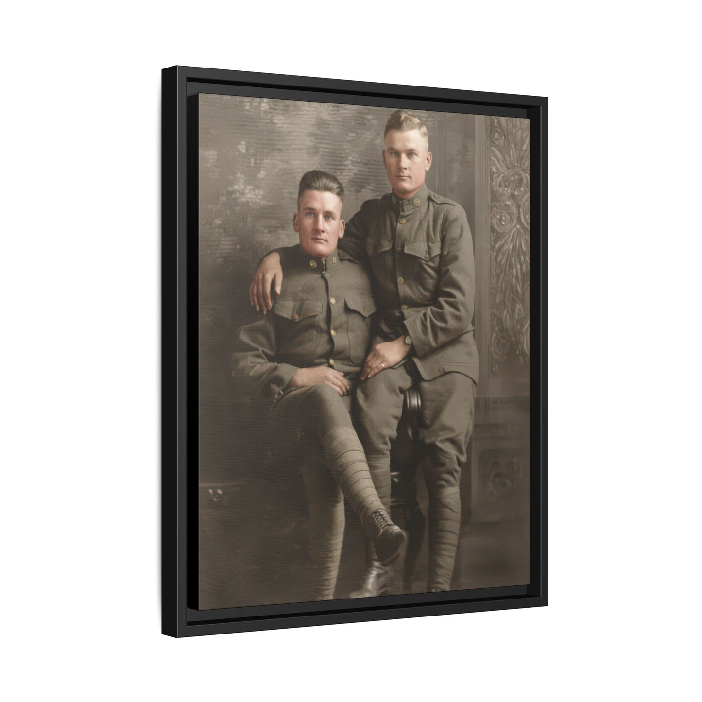 paire 114 | Framed Vintage Photo - Matte Canvas