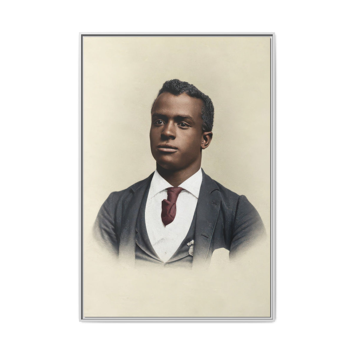 celibataire 027 | Framed Vintage Photo - Matte Canvas
