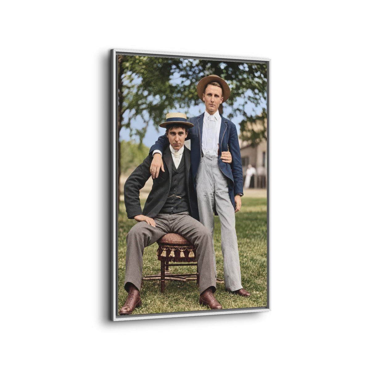 paire 167 | Framed Vintage Photo - Matte Canvas