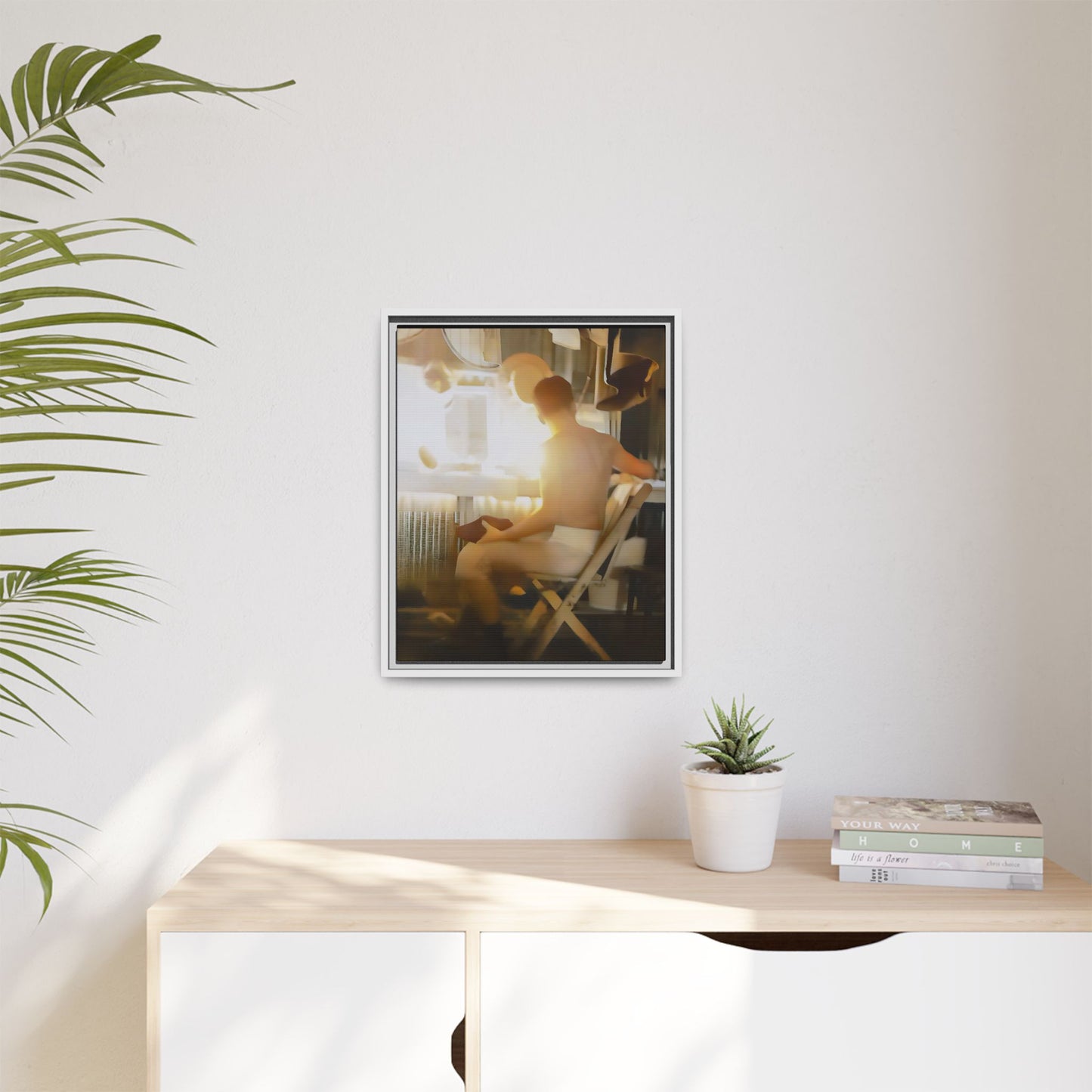 celibataire 022 | Vintage Framed Photo - Matte Canvas