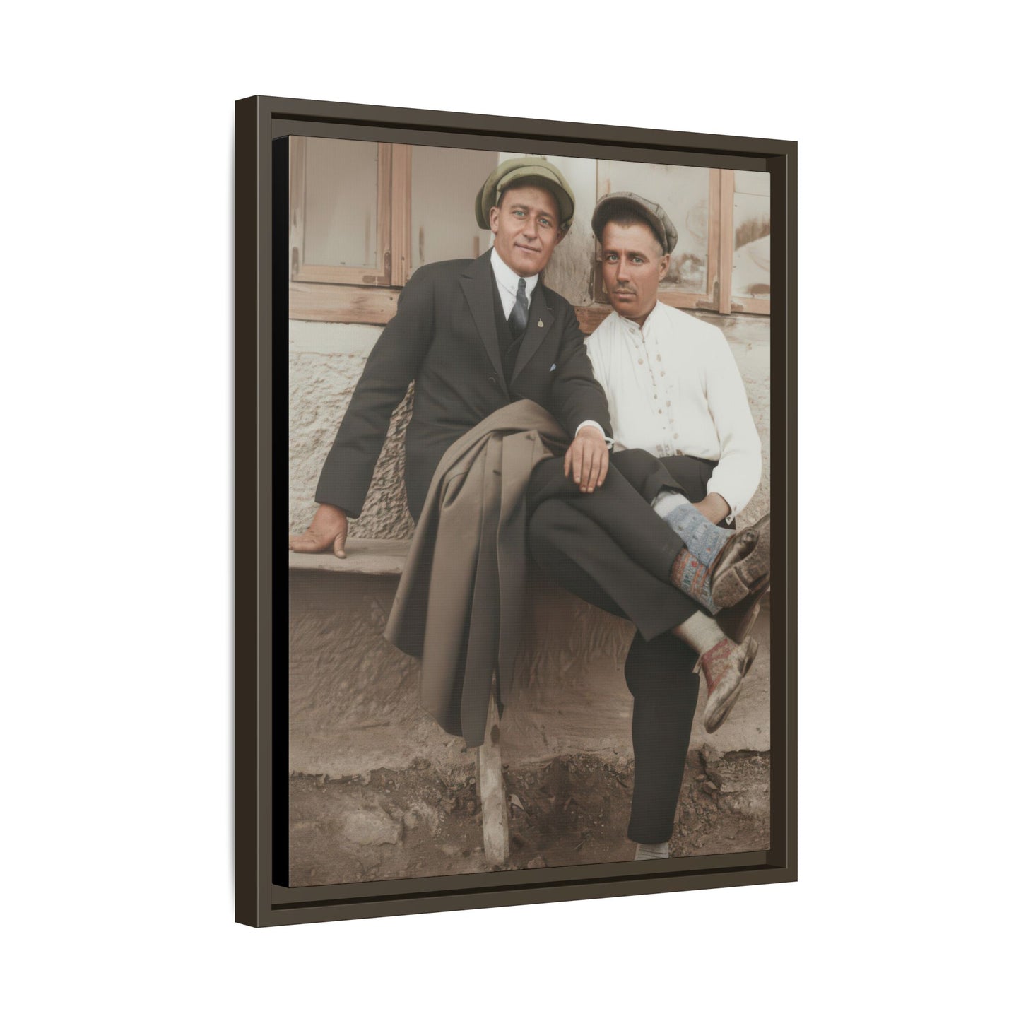 paire 097 | Framed Vintage Photo - Matte Canvas