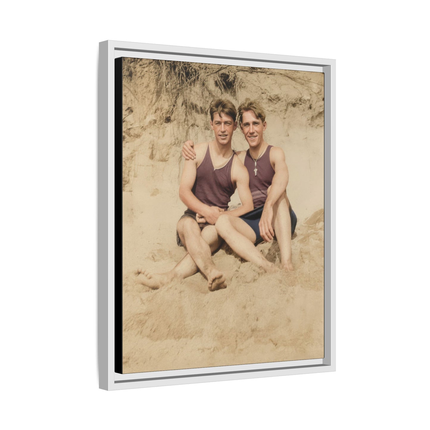nager 002 | Framed Vintage Photo - Matte Canvas