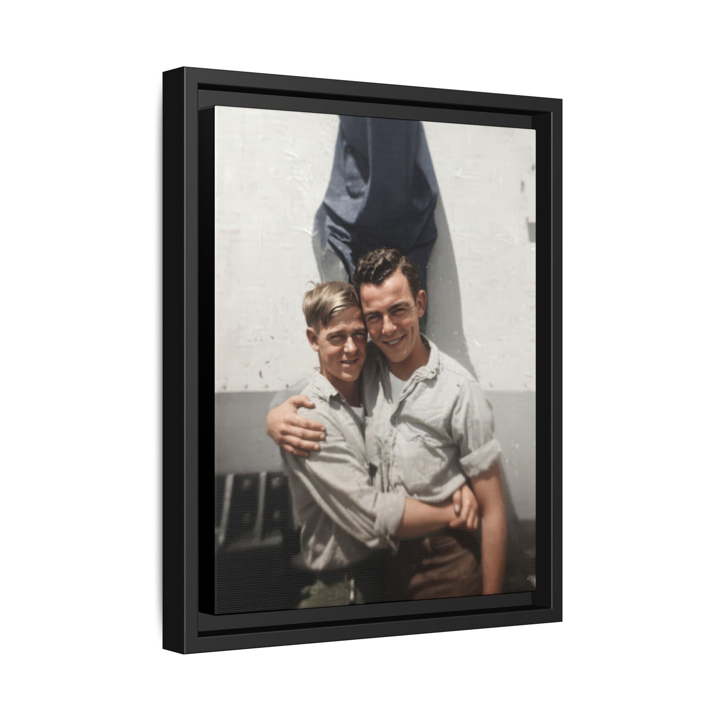 paire 136 | Framed Vintage Photo - Matte Canvas