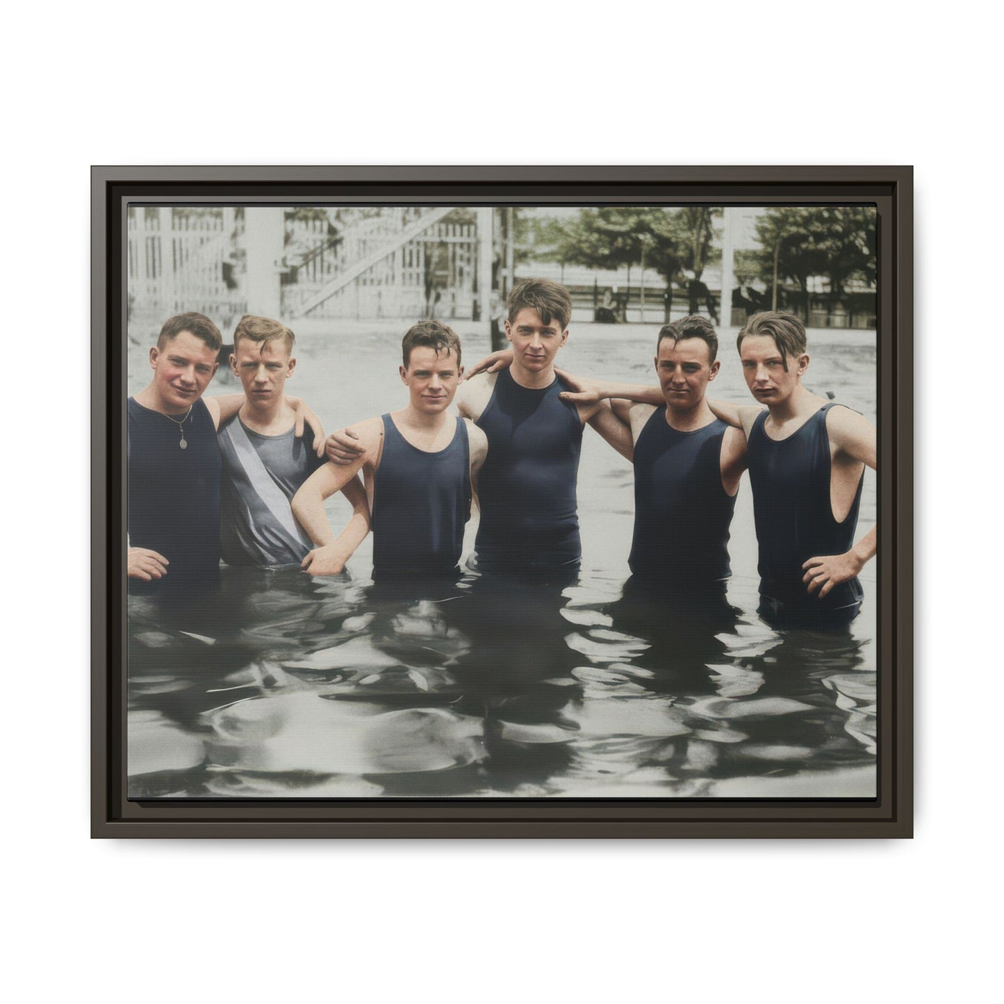 nager 042 | Framed Vintage Photo - Matte Canvas