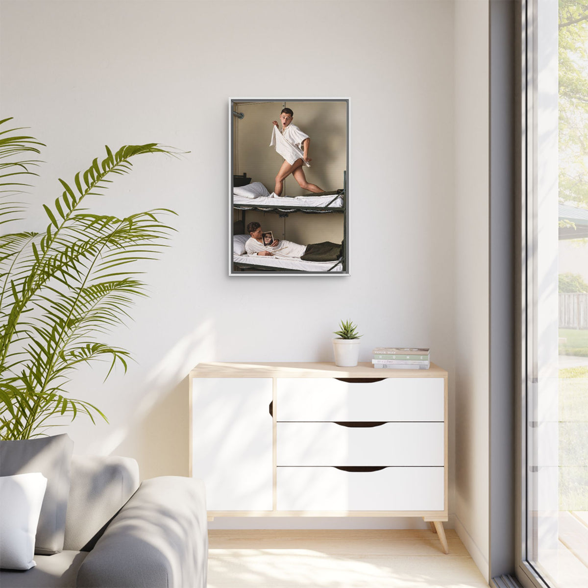 paire 168 | Framed Vintage Photo - Matte Canvas