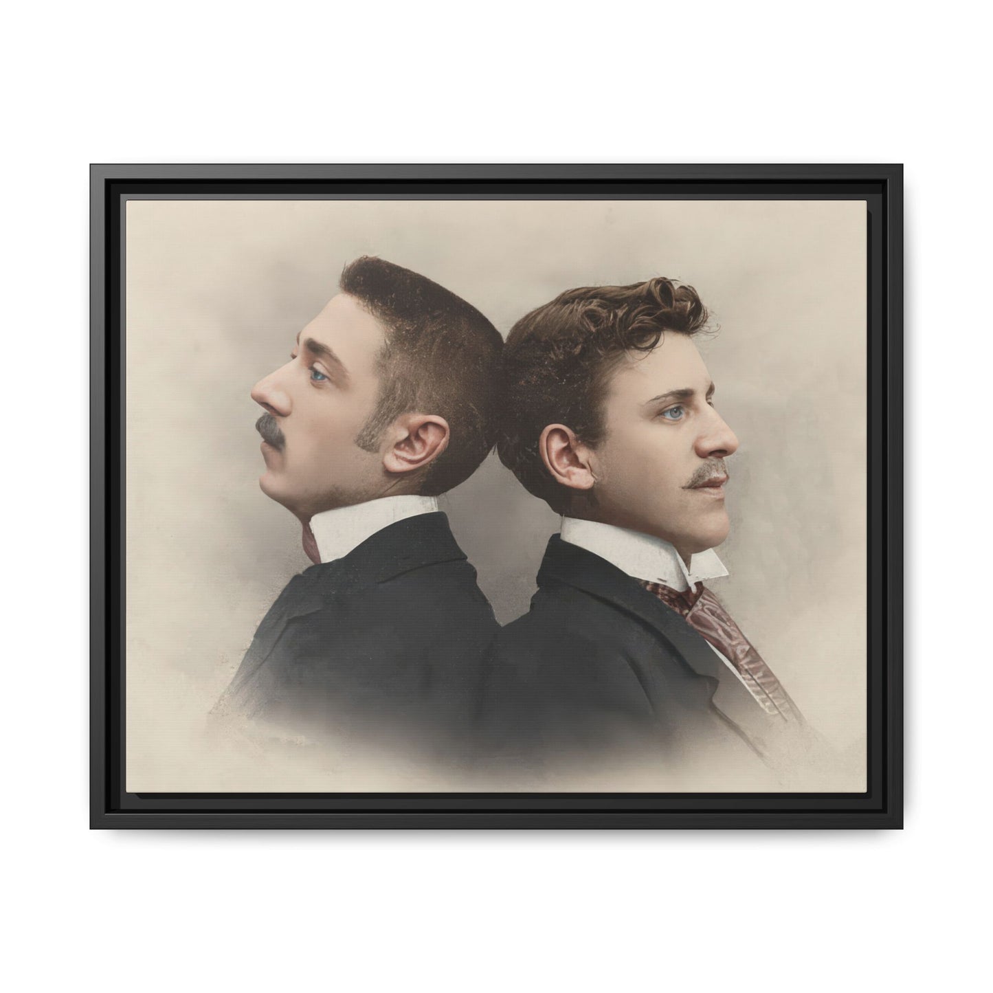paire 030 | Framed Vintage Photo - Matte Canvas