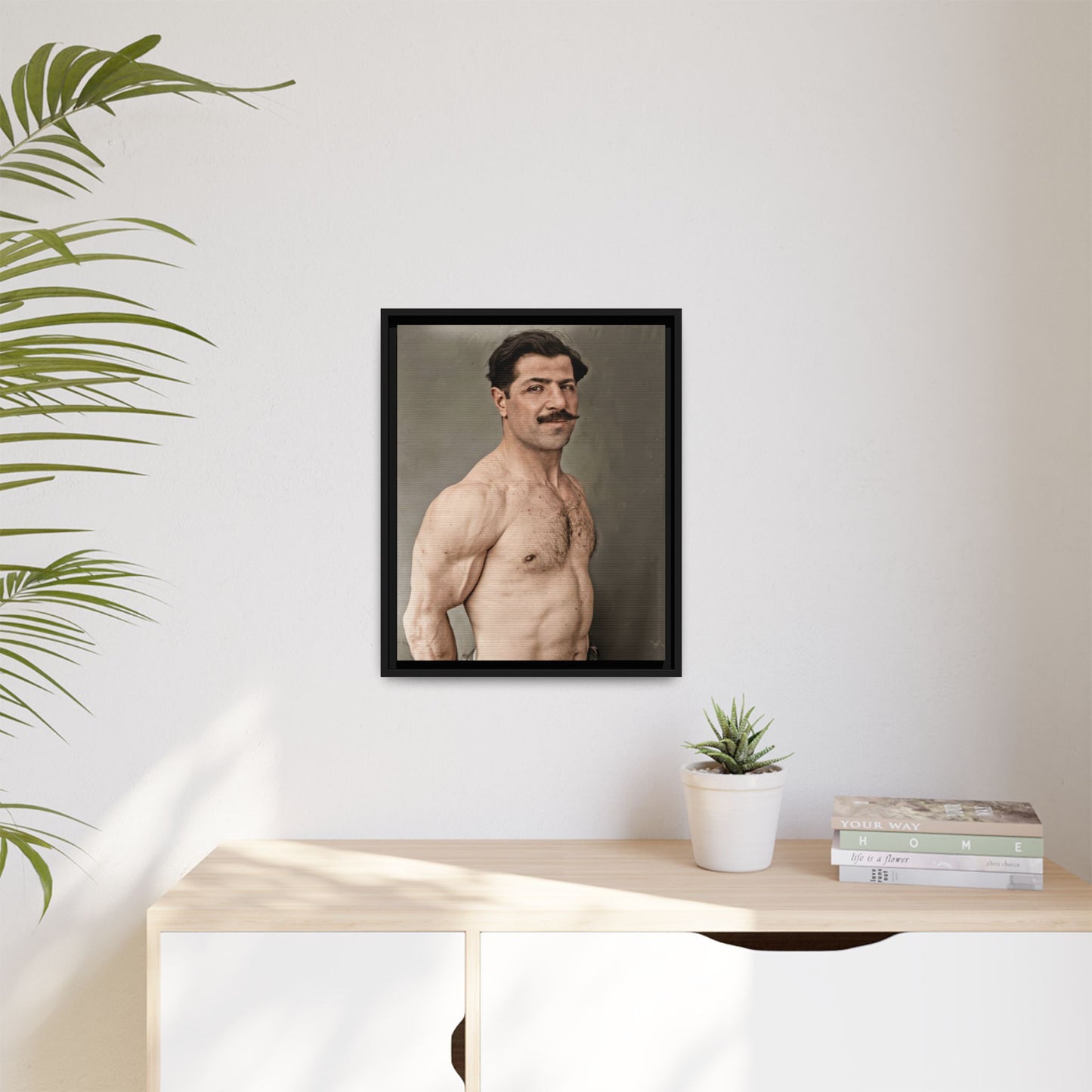 athlétisme 024 | Framed Vintage Photo - Matte Canvas