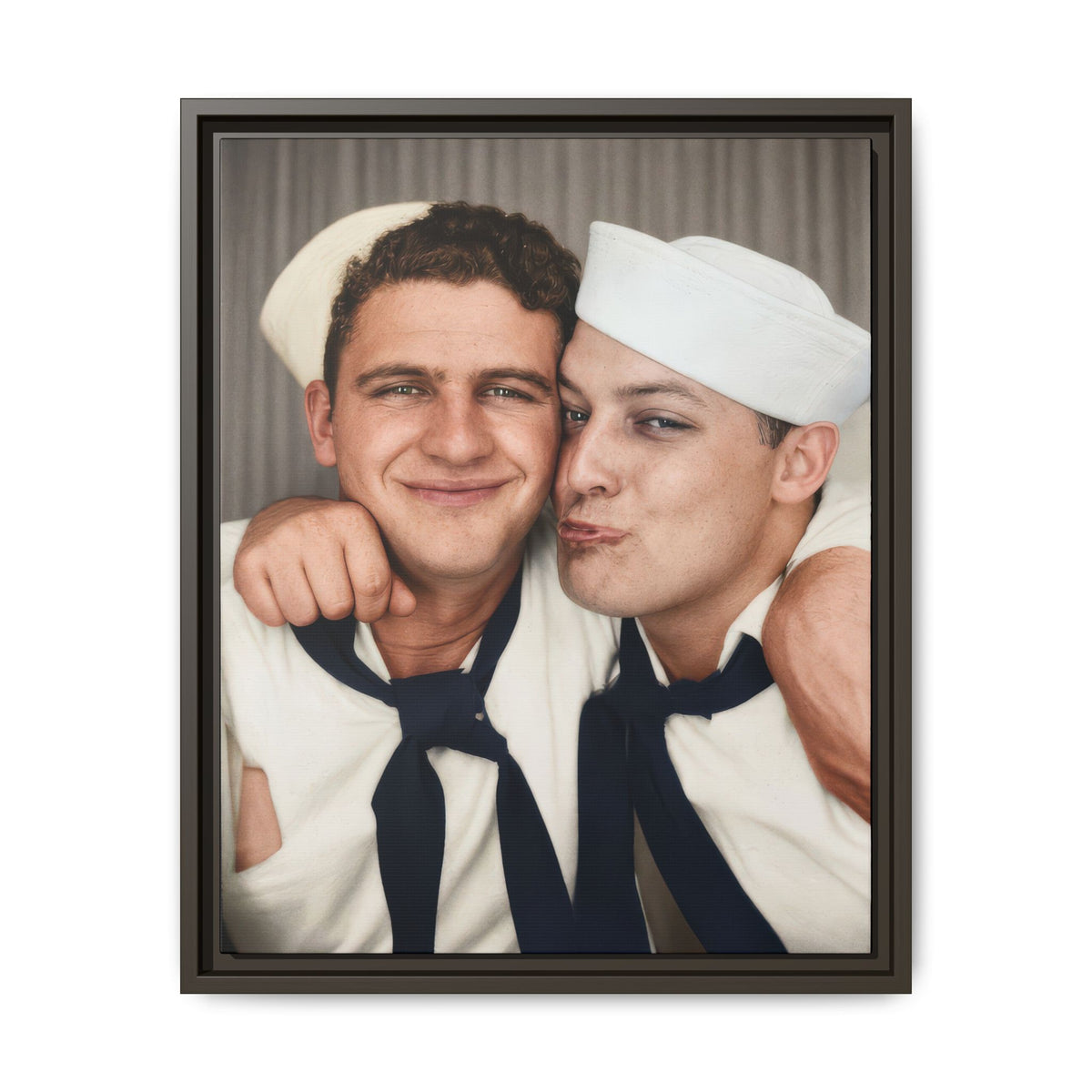 paire 159 | Framed Vintage Photo - Matte Canvas