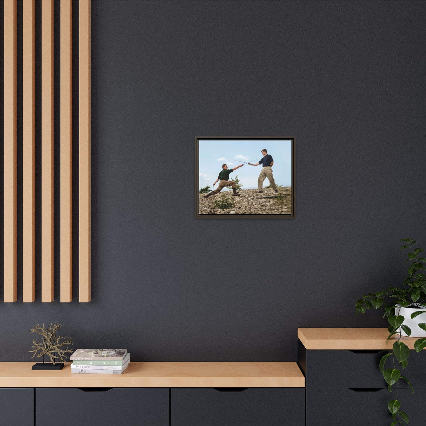athlétisme 029 | Framed Vintage Photo - Matte Canvas