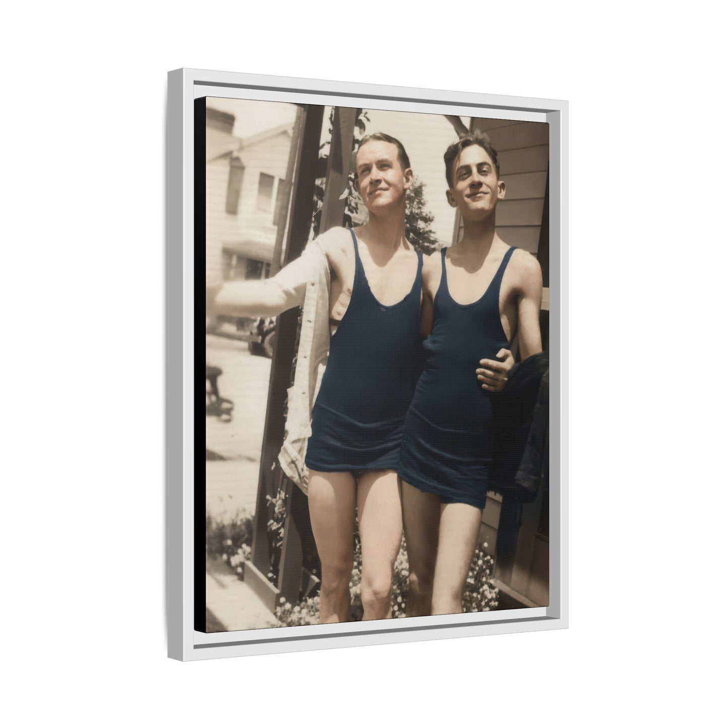 nager 024 | Framed Vintage Photo - Matte Canvas